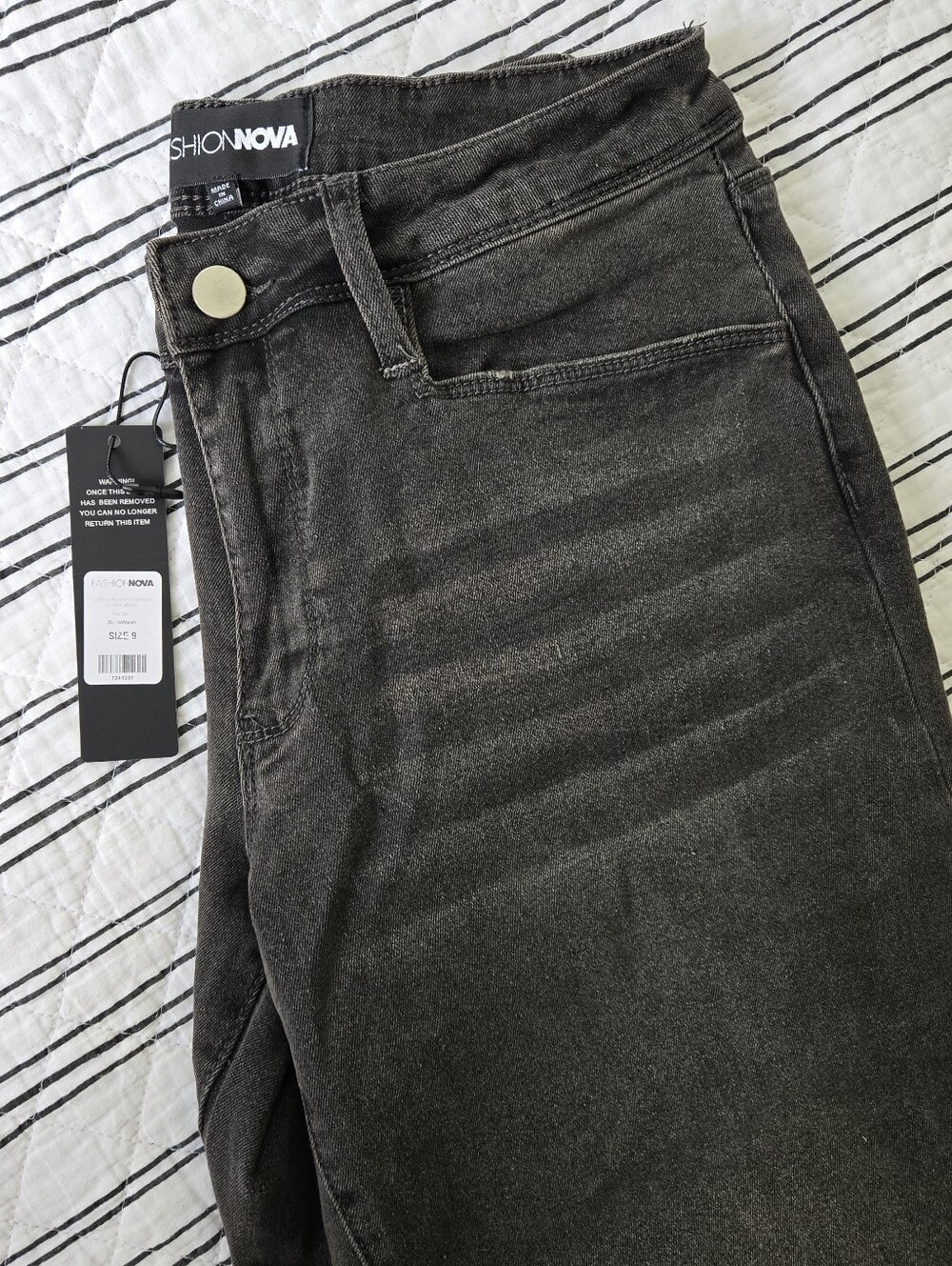 Black Wash Baggy Jeans - Fashion Nova - Picture 6 of 6